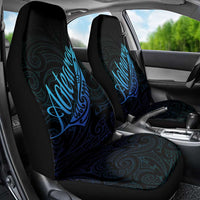 Aotearoa New Zealand Car Seat Cover Koru Fern Blue Gradient
