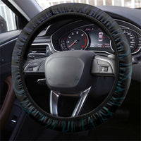 Aotearoa New Zealand Steering Wheel Cover Koru Fern Blue Gradient