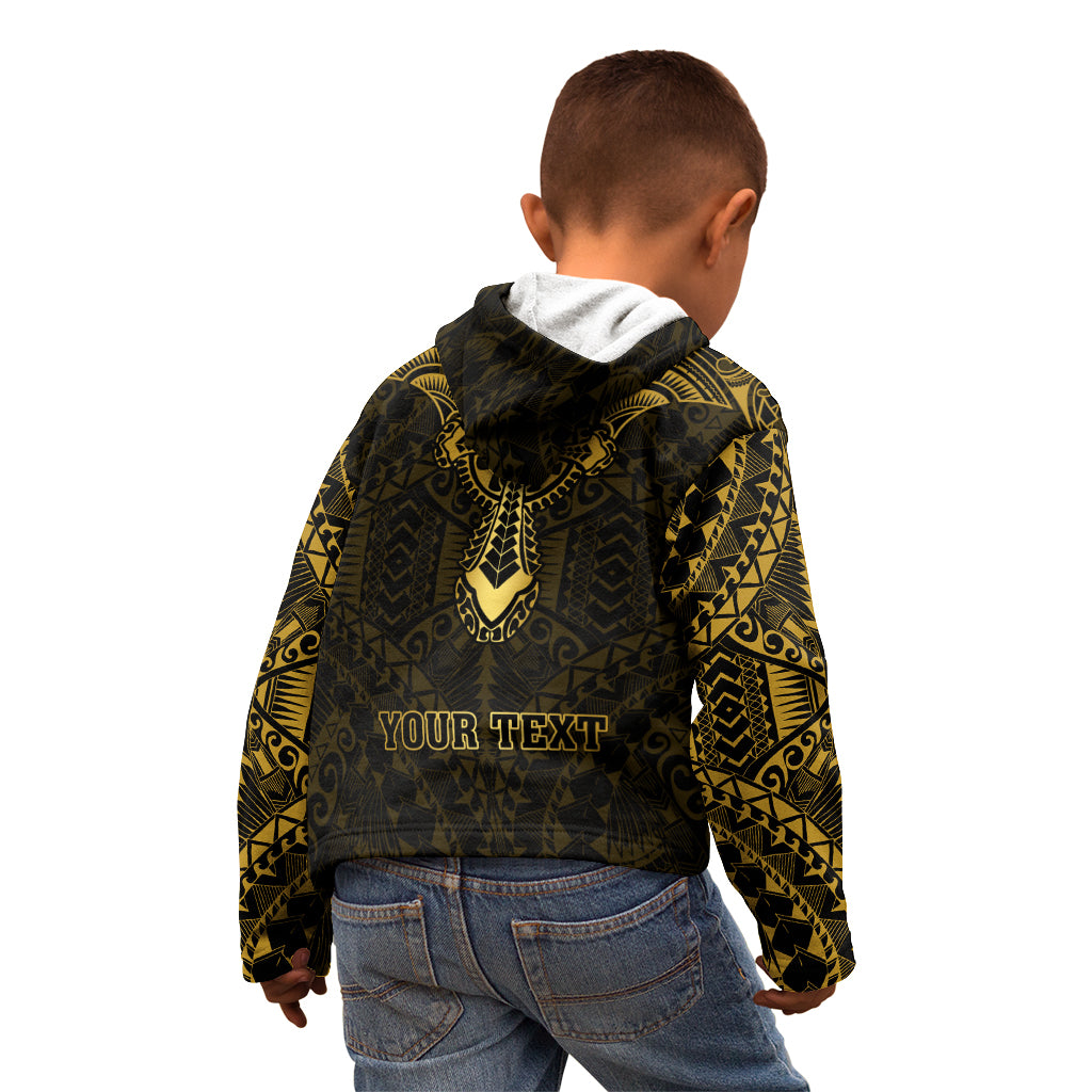Personalized Polynesia Kid Hoodie With Christian Cross LT05 - Polynesian Pride