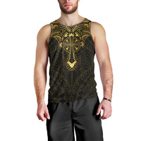 Personalized Polynesia Men Tank Top With Christian Cross LT05 - Polynesian Pride