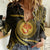 Polynesia Women Casual Shirt With Hindu Om Symbol LT05 Female Gold - Polynesian Pride