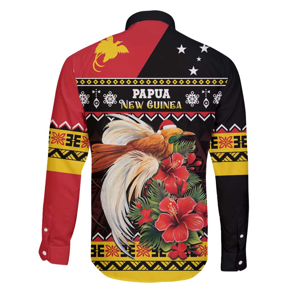 Papua New Guinea Christmas Family Matching Tank Maxi Dress and Hawaiian Shirt Bird Of Paradise Hamamas Krismas LT05 - Polynesian Pride
