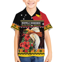 Papua New Guinea Christmas Hawaiian Shirt Bird Of Paradise Hamamas Krismas LT05 - Polynesian Pride