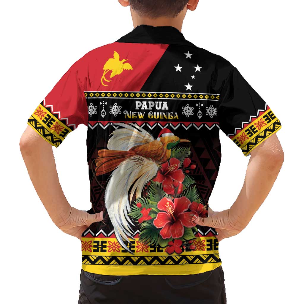 Papua New Guinea Christmas Hawaiian Shirt Bird Of Paradise Hamamas Krismas LT05 - Polynesian Pride