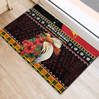 Papua New Guinea Christmas Rubber Doormat Bird Of Paradise Hamamas Krismas