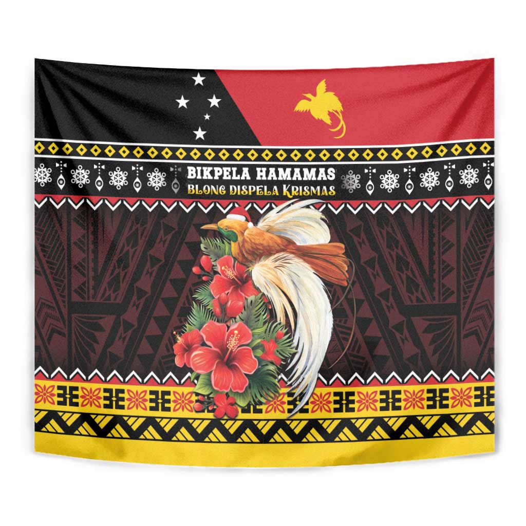 Papua New Guinea Christmas Tapestry Bird Of Paradise Hamamas Krismas