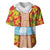 Polynesia Santa Claus Costume Baseball Jersey Tropical Vibe