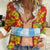 Polynesia Santa Claus Costume Women Casual Shirt Tropical Vibe