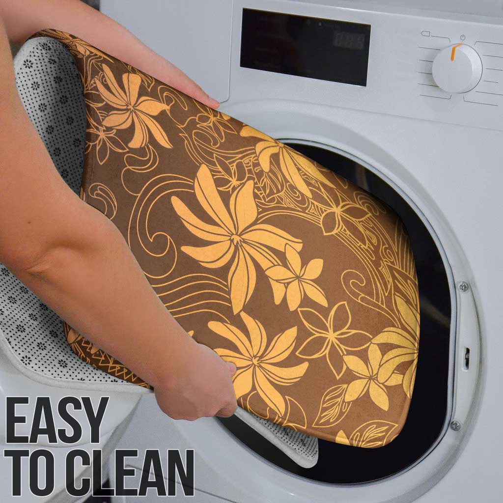 Tiare Tahiti Bathroom Set Brown Polynesia Motifs - Polynesian Pride