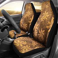 Tiare Tahiti Car Seat Cover Brown Polynesia Motifs LT05 - Polynesian Pride