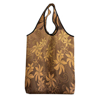 Tiare Tahiti Grocery Bag Brown Polynesia Motifs - Polynesian Pride