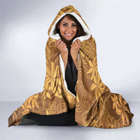 Tiare Tahiti Hooded Blanket Brown Polynesia Motifs LT05 - Polynesian Pride