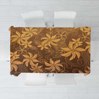 Tiare Tahiti Tablecloth Brown Polynesia Motifs - Polynesian Pride