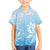 Tiare Tahiti Family Matching Off Shoulder Maxi Dress and Hawaiian Shirt Blue Polynesia Motifs - Polynesian Pride