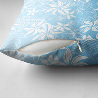 Tiare Tahiti Pillow Cover Blue Polynesia Motifs - Polynesian Pride