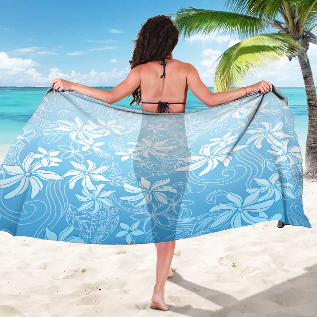 Tiare Tahiti Sarong Blue Polynesia Motifs - Polynesian Pride