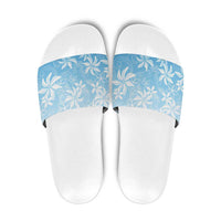 Tiare Tahiti Slide Sandals Blue Polynesia Motifs LT05 Blue - Polynesian Pride