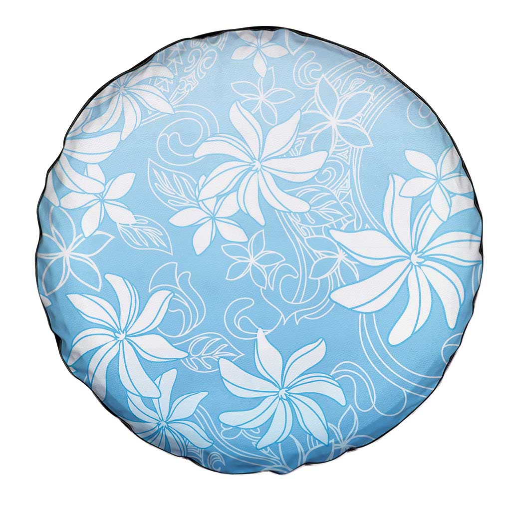 Tiare Tahiti Spare Tire Cover Blue Polynesia Motifs LT05 - Polynesian Pride