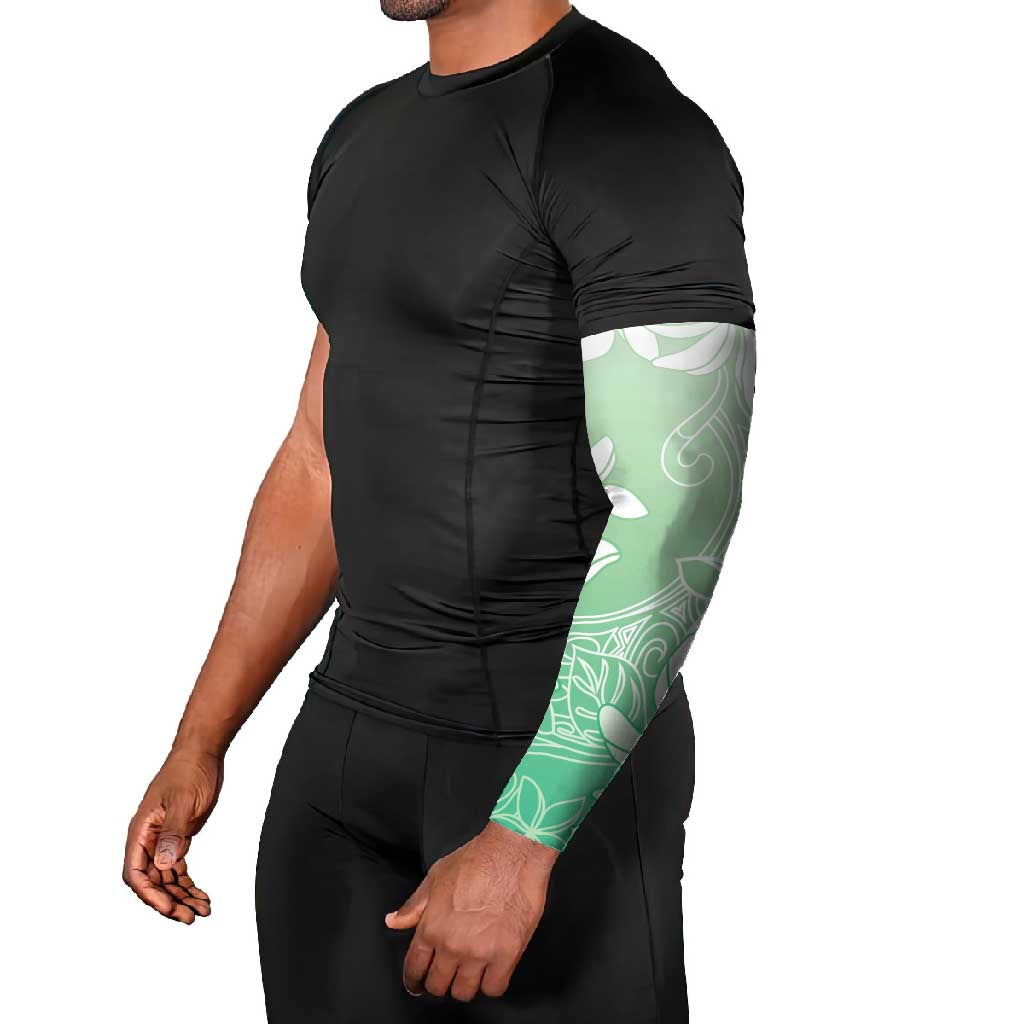 Tiare Tahiti Arm Sleeves Matcha Polynesia Motifs - Polynesian Pride