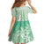 Tiare Tahiti Family Matching Off The Shoulder Long Sleeve Dress and Hawaiian Shirt Matcha Polynesia Motifs - Polynesian Pride