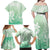 Tiare Tahiti Family Matching Off Shoulder Maxi Dress and Hawaiian Shirt Matcha Polynesia Motifs - Polynesian Pride
