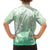Tiare Tahiti Family Matching Off Shoulder Short Dress and Hawaiian Shirt Matcha Polynesia Motifs - Polynesian Pride