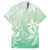 Tiare Tahiti Family Matching Short Sleeve Bodycon Dress and Hawaiian Shirt Matcha Polynesia Motifs - Polynesian Pride