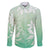 Tiare Tahiti Family Matching Short Sleeve Bodycon Dress and Hawaiian Shirt Matcha Polynesia Motifs - Polynesian Pride
