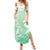 Tiare Tahiti Family Matching Summer Maxi Dress and Hawaiian Shirt Matcha Polynesia Motifs - Polynesian Pride