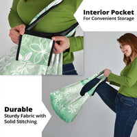 Tiare Tahiti Grocery Bag Matcha Polynesia Motifs - Polynesian Pride