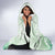 Tiare Tahiti Hooded Blanket Matcha Polynesia Motifs - Polynesian Pride