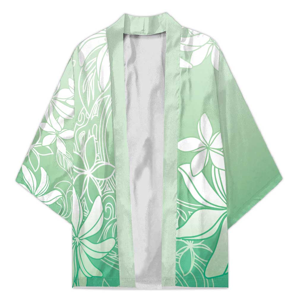 Tiare Tahiti Kimono Matcha Polynesia Motifs - Polynesian Pride