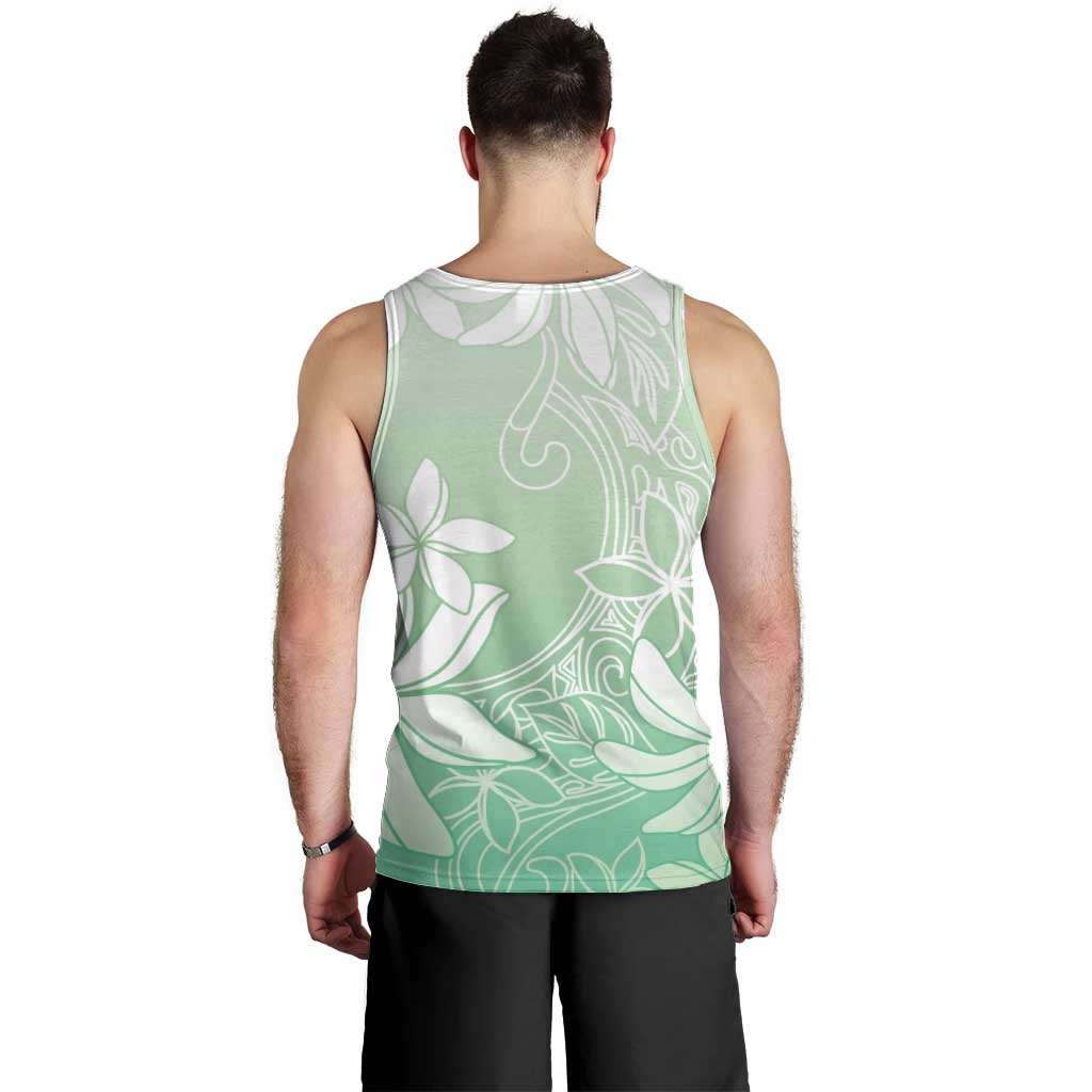 Tiare Tahiti Men Tank Top Matcha Polynesia Motifs - Polynesian Pride