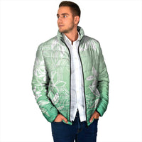 Tiare Tahiti Padded Jacket Matcha Polynesia Motifs - Polynesian Pride