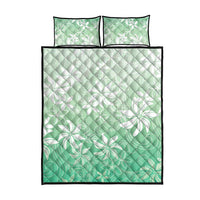 Tiare Tahiti Quilt Bed Set Matcha Polynesia Motifs LT05 - Polynesian Pride