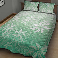 Tiare Tahiti Quilt Bed Set Matcha Polynesia Motifs LT05 - Polynesian Pride