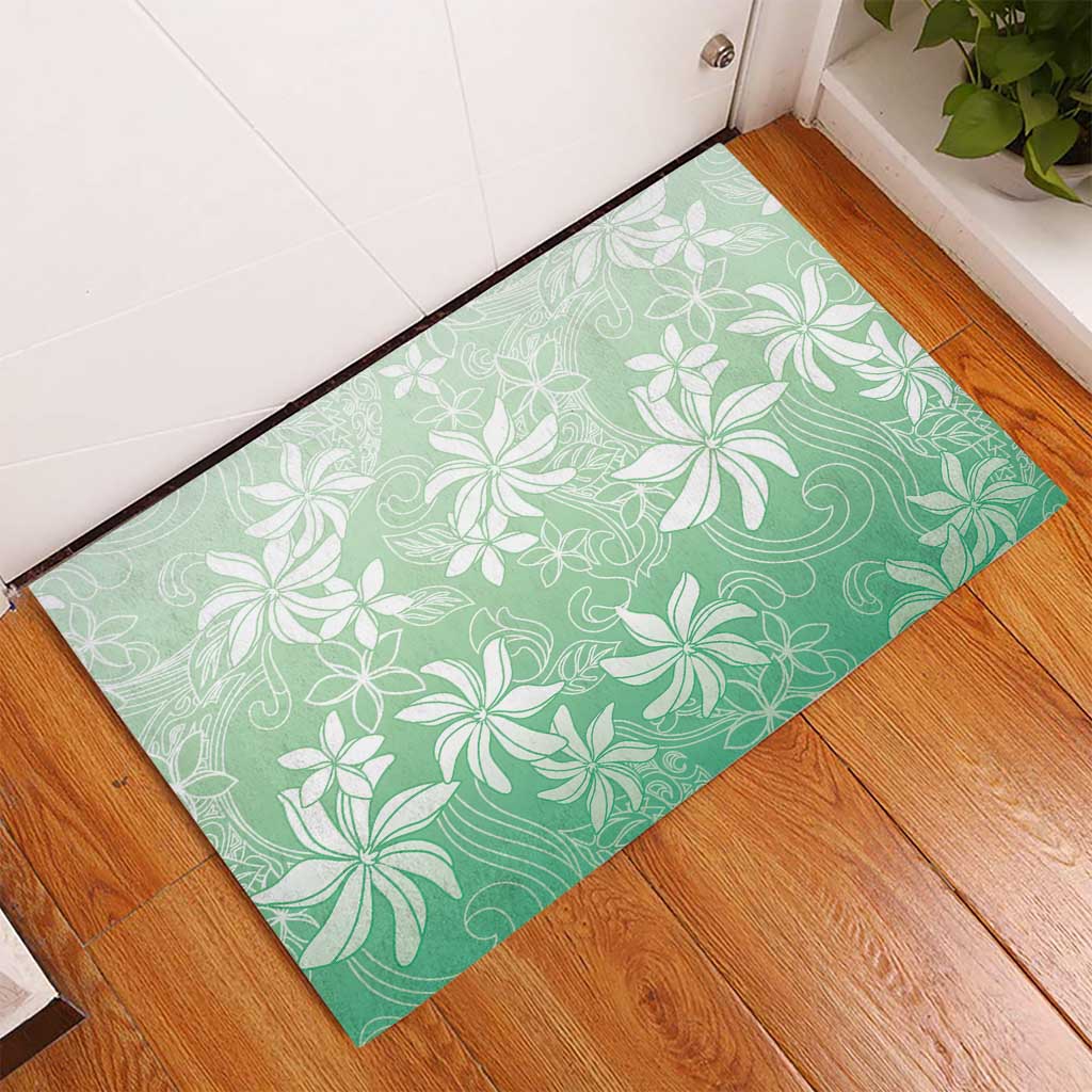Tiare Tahiti Rubber Doormat Matcha Polynesia Motifs - Polynesian Pride