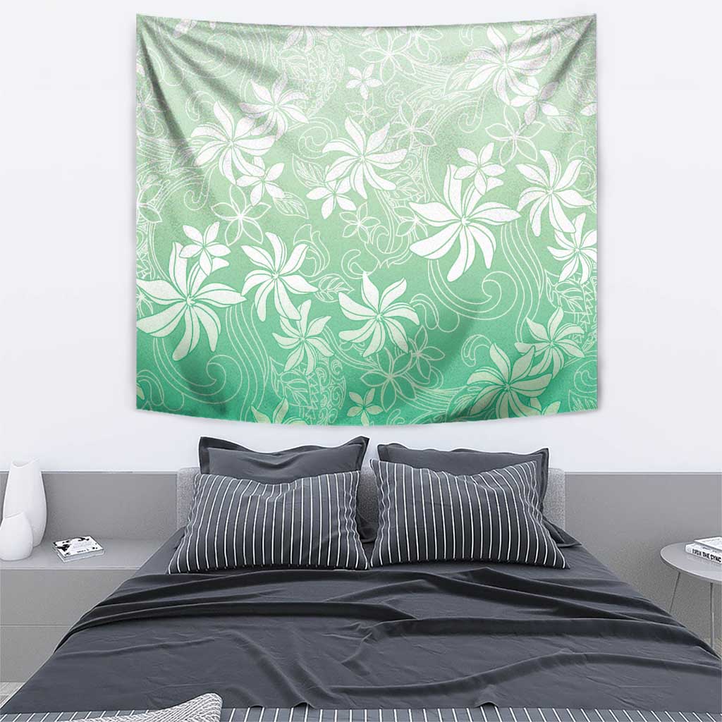 Tiare Tahiti Tapestry Matcha Polynesia Motifs - Polynesian Pride