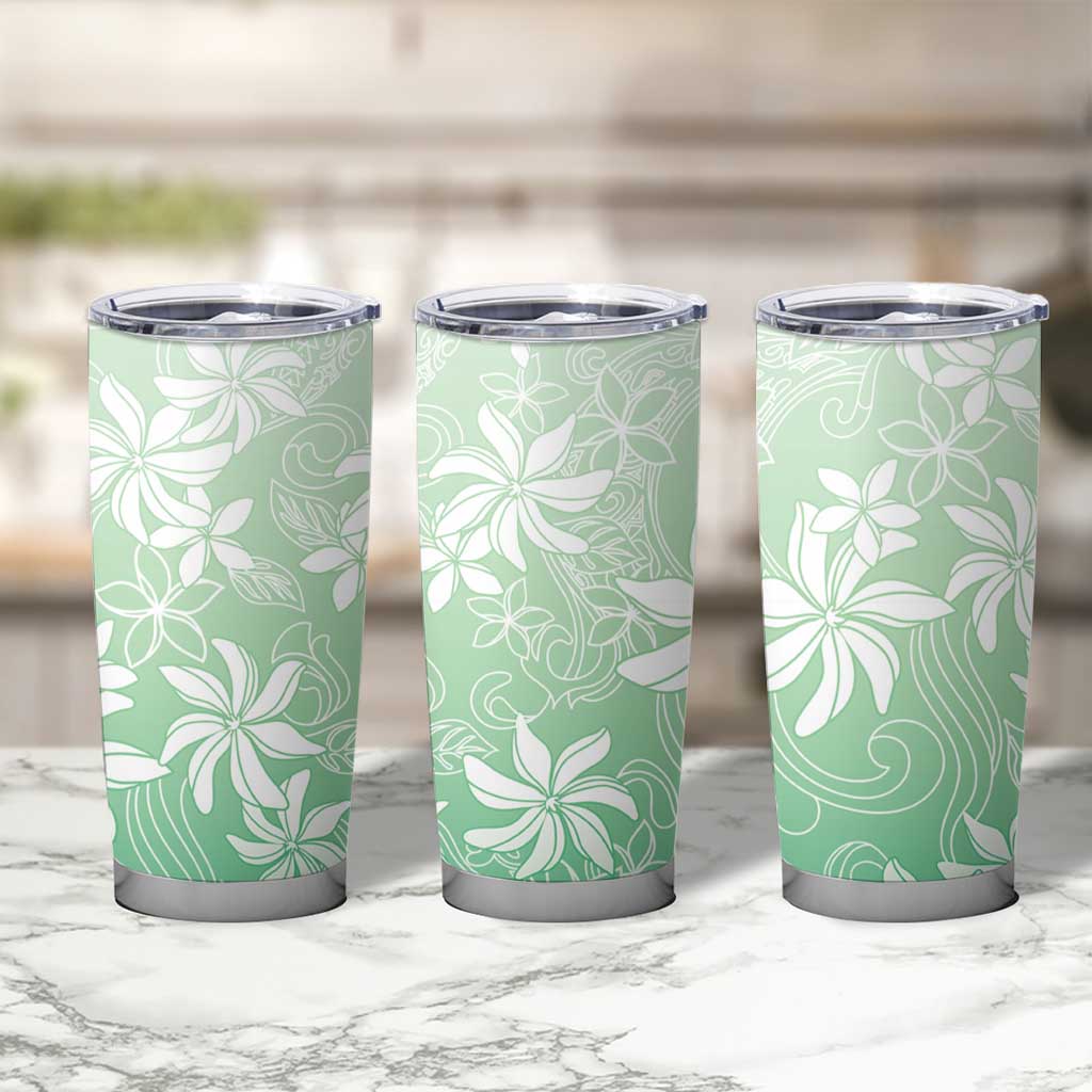 Tiare Tahiti Tumbler Cup Matcha Polynesia Motifs - Polynesian Pride