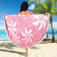 Tiare Tahiti Beach Blanket Pink Polynesia Motifs LT05 - Polynesian Pride