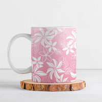Tiare Tahiti Ceramic Mug Pink Polynesia Motifs - Polynesian Pride