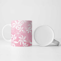 Tiare Tahiti Ceramic Mug Pink Polynesia Motifs - Polynesian Pride