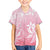 Tiare Tahiti Family Matching Off Shoulder Maxi Dress and Hawaiian Shirt Pink Polynesia Motifs - Polynesian Pride