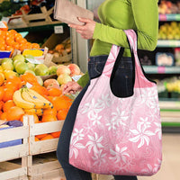 Tiare Tahiti Grocery Bag Pink Polynesia Motifs - Polynesian Pride