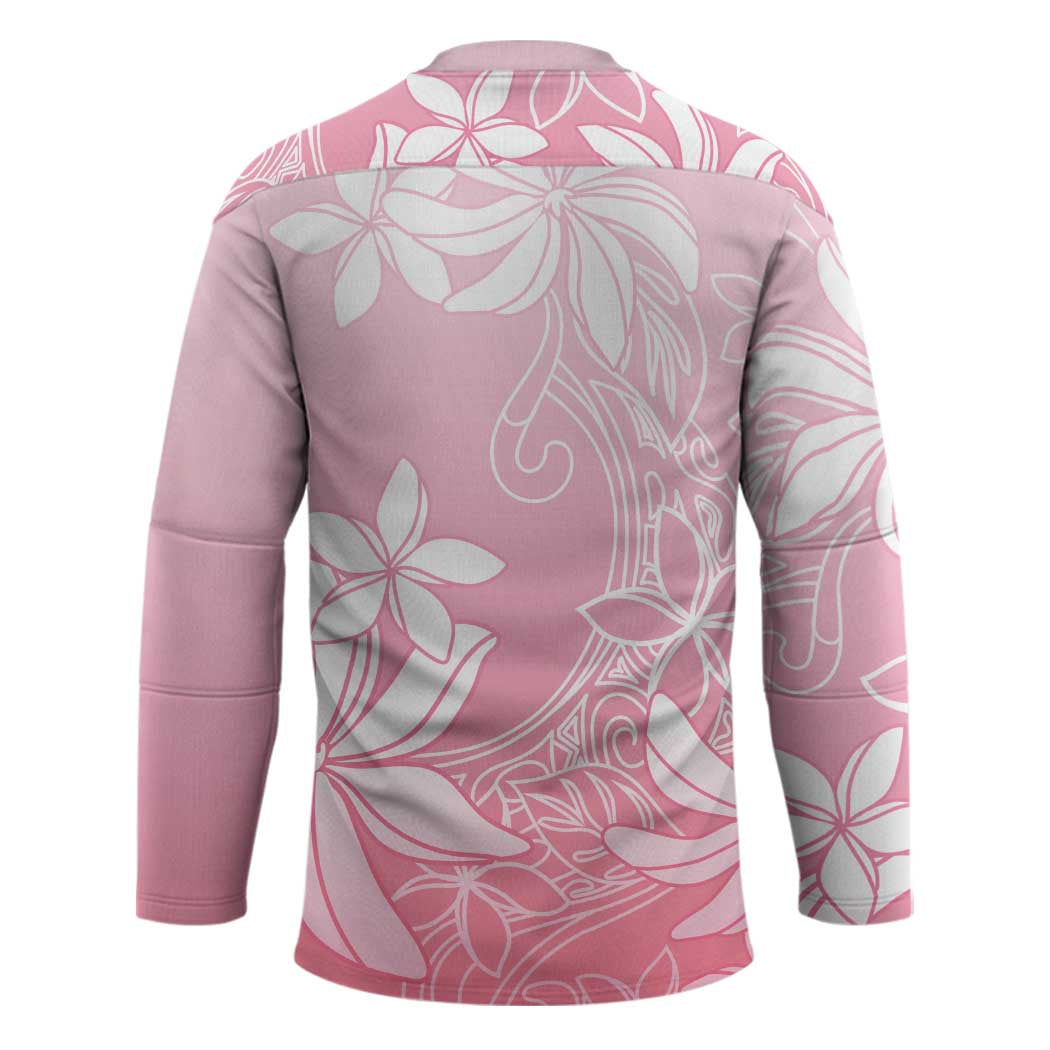 Tiare Tahiti Hockey Jersey Pink Polynesia Motifs - Polynesian Pride