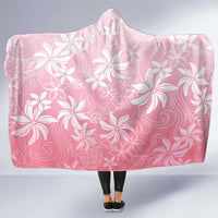 Tiare Tahiti Hooded Blanket Pink Polynesia Motifs LT05 One Size Pink - Polynesian Pride