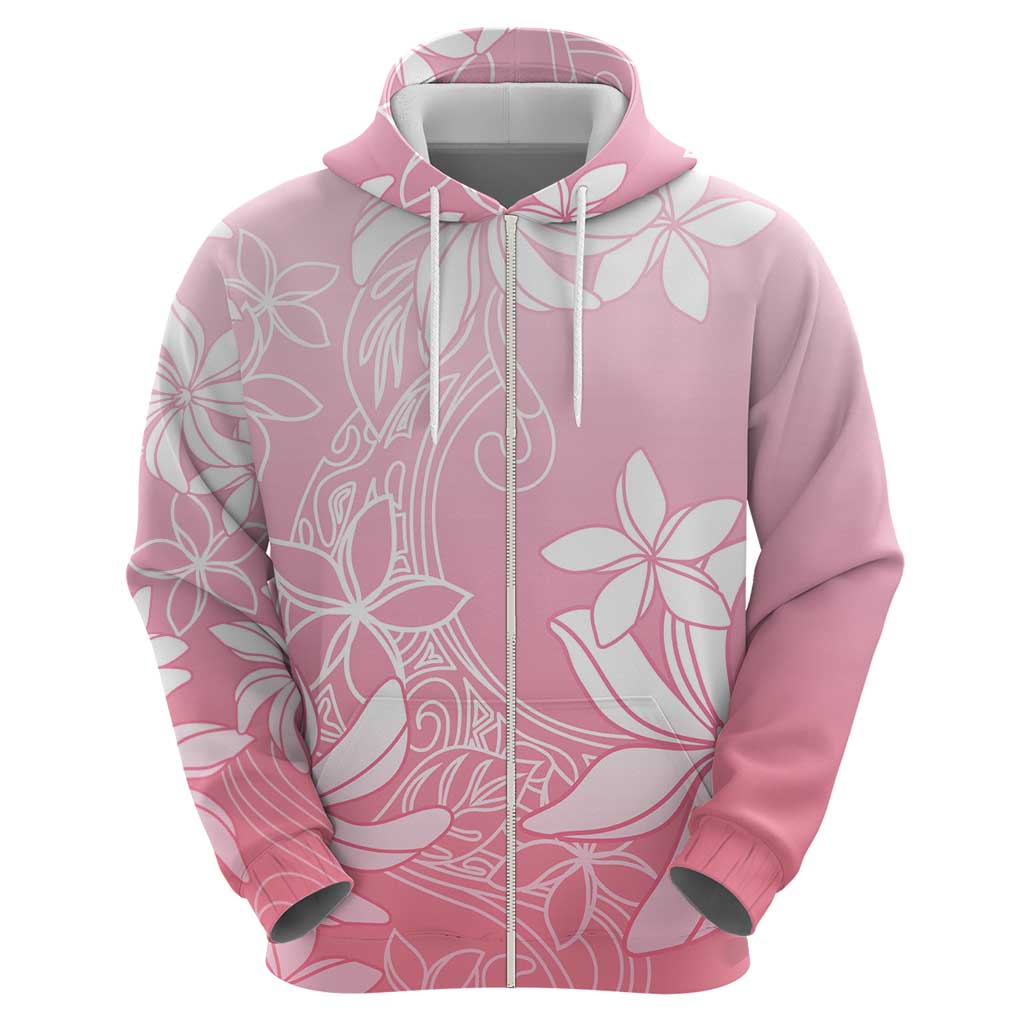 Tiare Tahiti Hoodie Pink Polynesia Motifs - Polynesian Pride