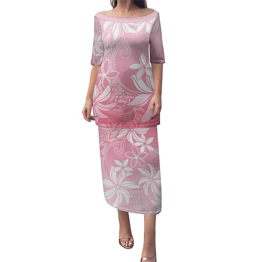 Tiare Tahiti Puletasi Pink Polynesia Motifs - Polynesian Pride