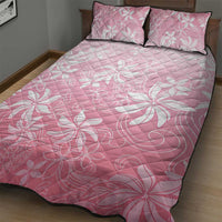 Tiare Tahiti Quilt Bed Set Pink Polynesia Motifs LT05 - Polynesian Pride