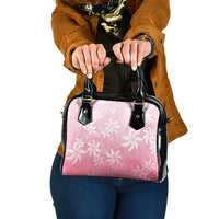 Tiare Tahiti Shoulder Handbag Pink Polynesia Motifs - Polynesian Pride